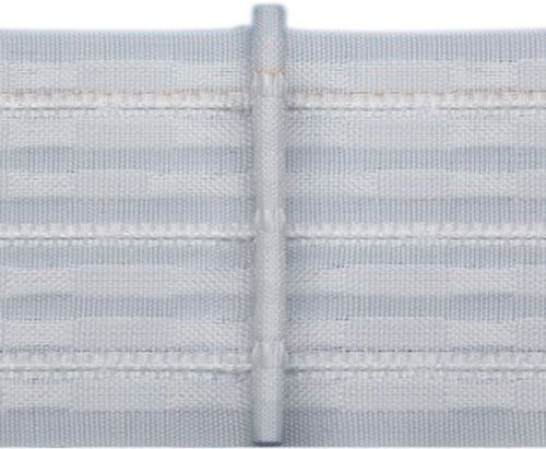 Тесьма Lambada 41842/70 белая равномерная 1:2 6 рядов петель