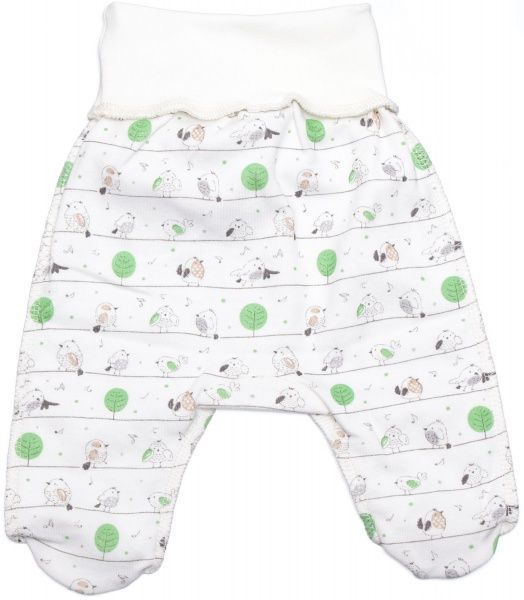 Ползунки детские Baby Veres Funy sparrows р.50 молочный 