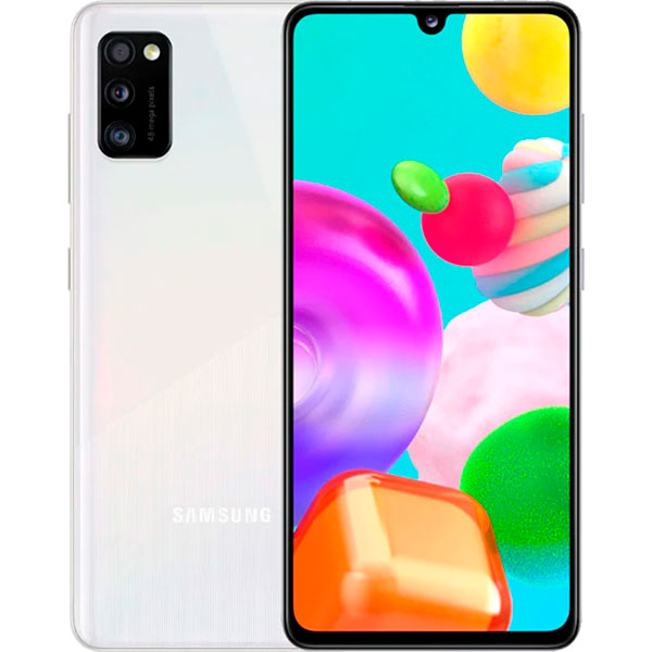 Смартфон Samsung Galaxy A41 4/64GB white (SM-A415FZWDSEK) 