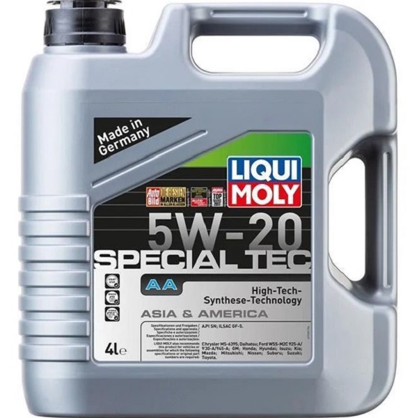 Моторное масло Liqui Moly Special Tec АА 5W-20 4 л (7621)