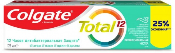 Зубная паста Colgate Total 12 Профессиональная чистка 125 мл