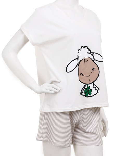 Піжама megotex Dolly р. 3XL молочний