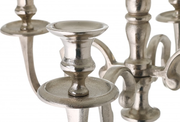 Подсвечник на 5 свечей 94.5х50 см AL-22260 металл серебряный