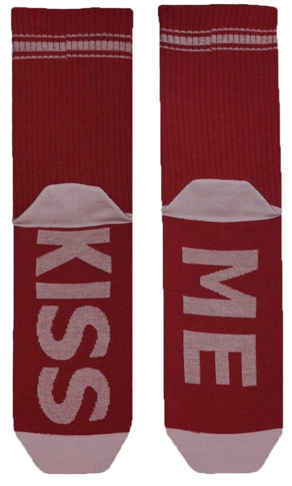 Шкарпетки жіночі Premier Socks закохані р.23-25 білий/бордовий 1 шт.