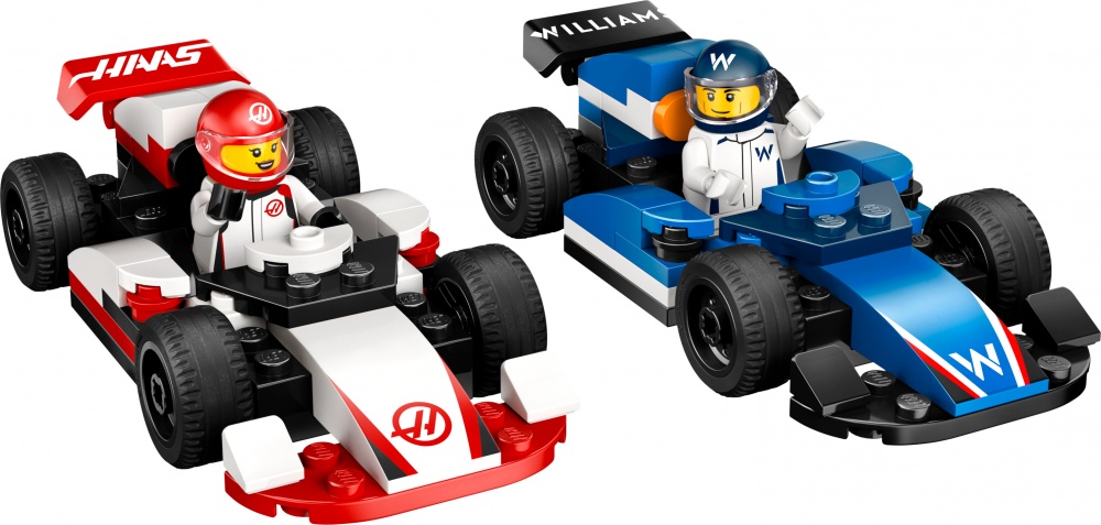 Конструктор LEGO City Автомобили для гонки F1® команд Williams Racing и Haas F1® 60464
