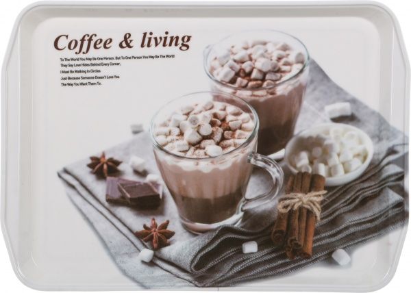 Таця Sweet Coffee, 35,5х25,5х2,5 см Flamberg Smart Kitchen