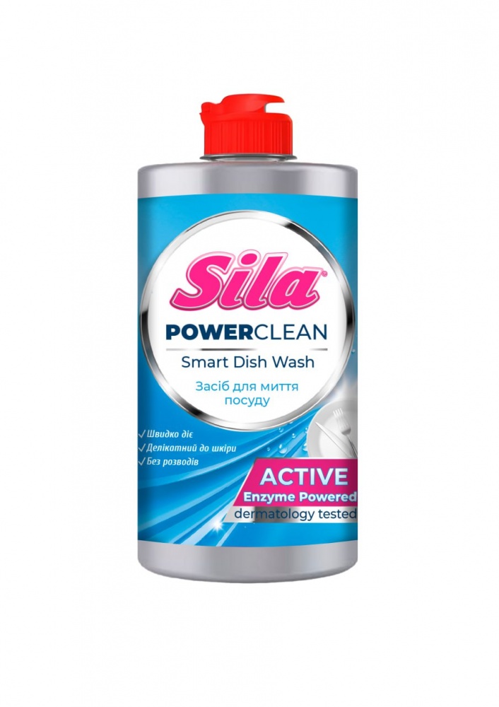 Засіб для ручного миття посуду Sila Шавлія і розмарин 0,48л