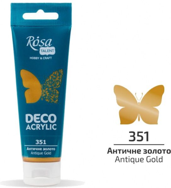 Акрил для декора Античное золото 75 мл Rosa Talent
