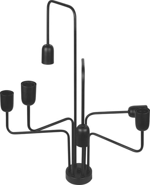 Люстра потолочная Ledvance Vintage Edition 1906 Pipe Angled 6x60 Вт E27 черный 