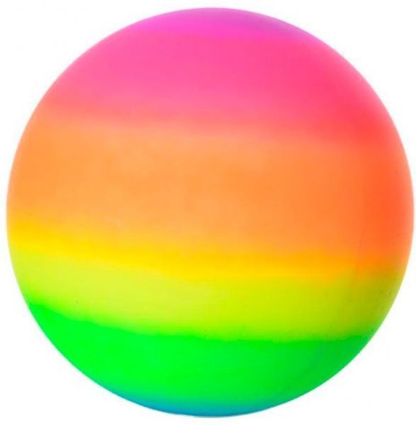 Мяч Радуга 23 см MS 0919