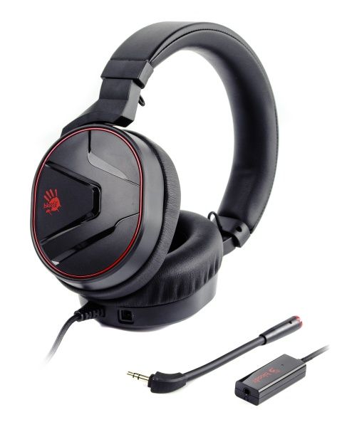 Навушники A4Tech (G600i Bloody (Black)) ігрові з мікрофоном + USB adaptor 
