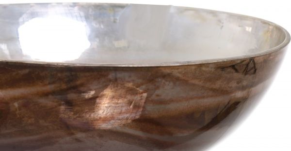 Фруктовница античный никель 32х35 см PANACHE