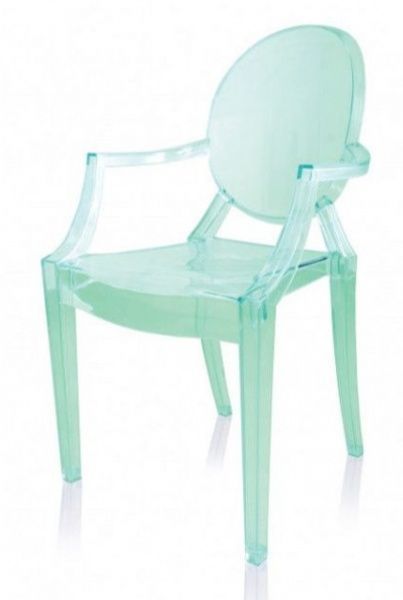 Стілець Agata Sofa Шедоу зелений прозорий/прозорий