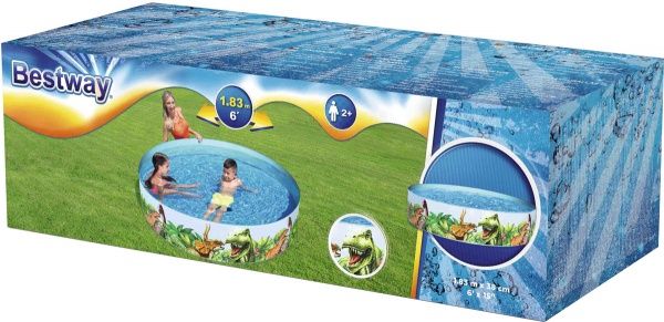 Бассейн надувной Bestway Dinosaur 183х38 см
