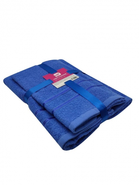 Набір рушників Trity 50х90 см + 70х140 см синій UP! (Underprice) 