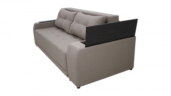 Диван прямий Кедр Плейн права ніша капучино 2400x1050x820 мм