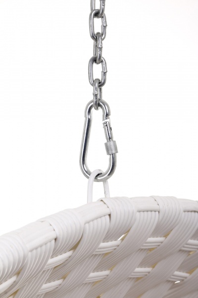 Кресло-кокон Сфера Люкс плетение орегон белый