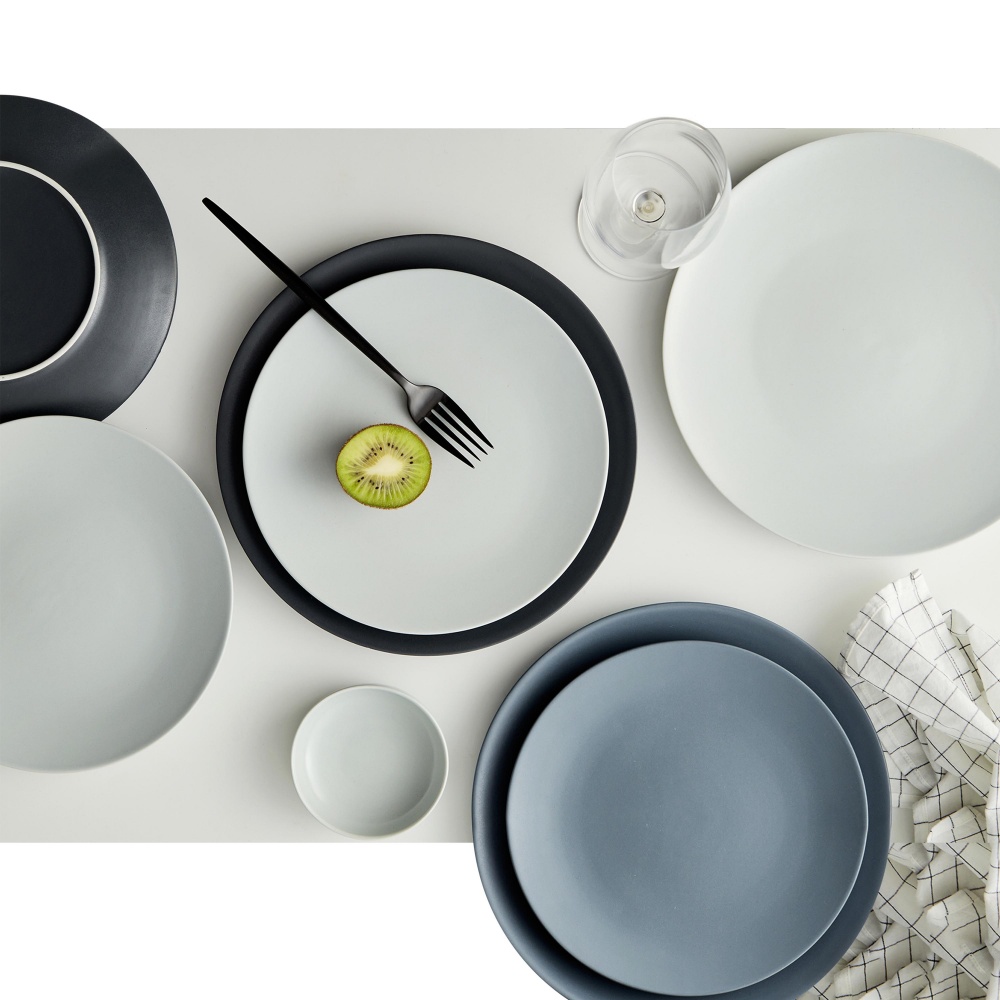 Тарілка обідня Krauff Hattu Gray 21,5 см 24-320-045