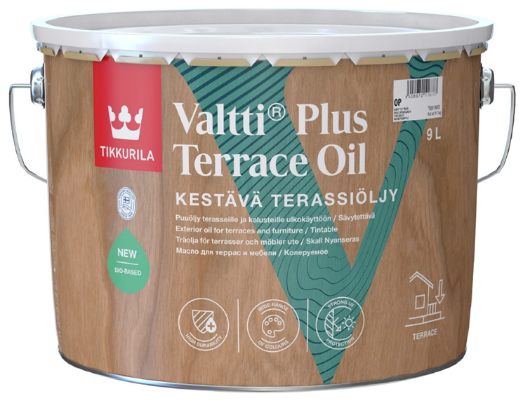 Олія для деревини TIKKURILA Valtti Plus Terrase Oil 0,9 л — фото 1