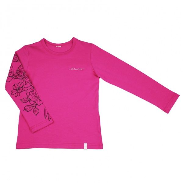 Футболка с длинным рукавом Danaya р.140 розовый с рисунком ШЯ19-35 