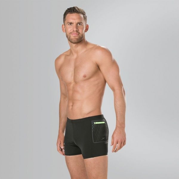 Плавки Speedo CONTRAST_POCKET_ASHT_AM 8-117409023 р.34 черный