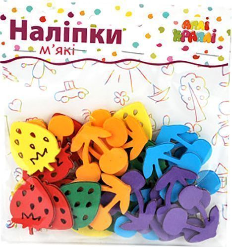 Набор наклеек Мягкие Ягодки №10 30 шт. Аплі-Краплі