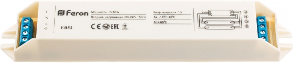 Баласт електронний Feron Feron 2*18W 