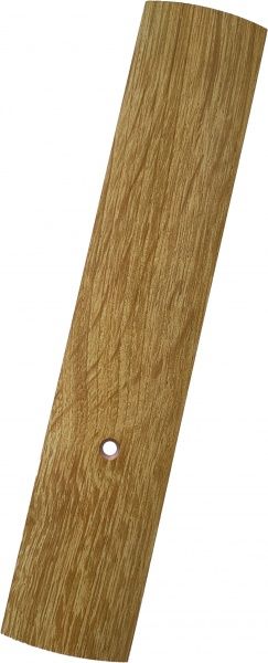 Поріжок алюмінієвий 40 мм Braz Line гладенький приховане кріплення 2700 мм дуб натуральний 