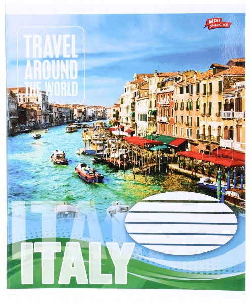 Тетрадь школьная уф-лак 48 листов в клеточку в ассортименте Мечты сбываются