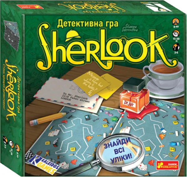 Гра настільна Ранок детективна 5860У Sherlook 10120181У 481840