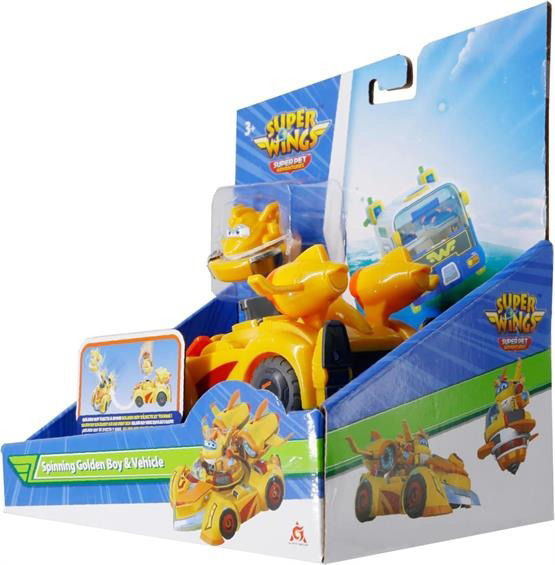 Ігровий набір Super Wings Spinning Vehicle Золотий Хлопчик EU770331