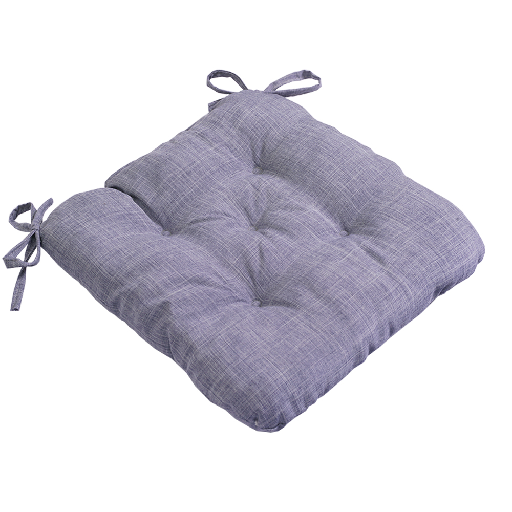 Подушка 38х38х8 см сіро-фіолетова