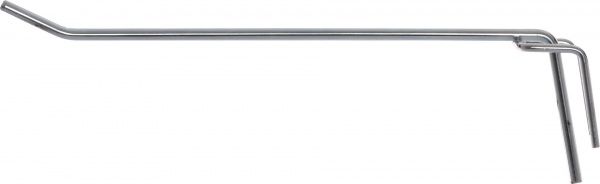 Крючок на сетку одинарный 250 мм упаковка №21 Modern-Expo хром