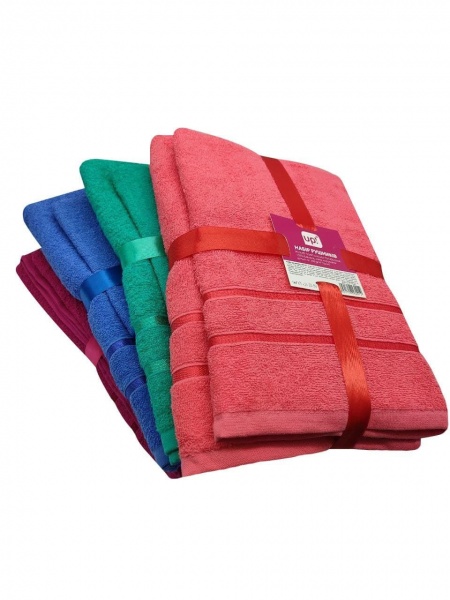 Набор полотенец Trity 50х90 см + 70х140 см зеленый UP! (Underprice) 