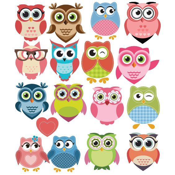 Декоративна наліпка Zatarga Совушки Z180031 39x45 см