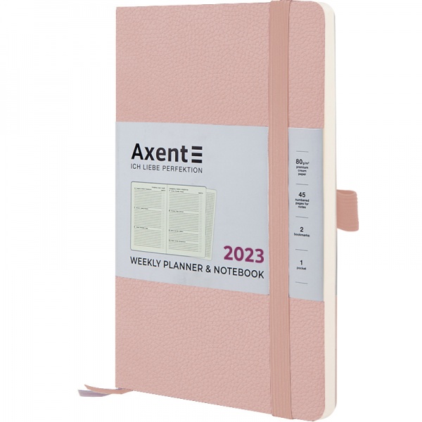 Планер Partner Soft Skin 2023 пудровий Axent