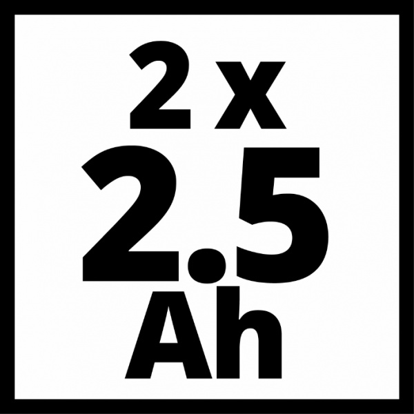 Акумулятор Einhell 18,0V 2 шт. 18V PXC Twinpack 2.5 Ah 4511524