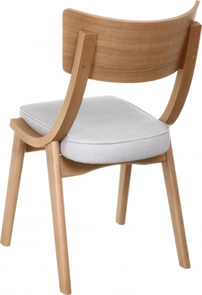Стул Нил 480x450x925 мм серый / дуб