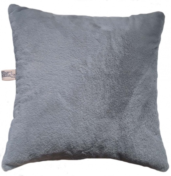 Подушка декоративна Хутро 45x45 см сіро-блакитний Selena 