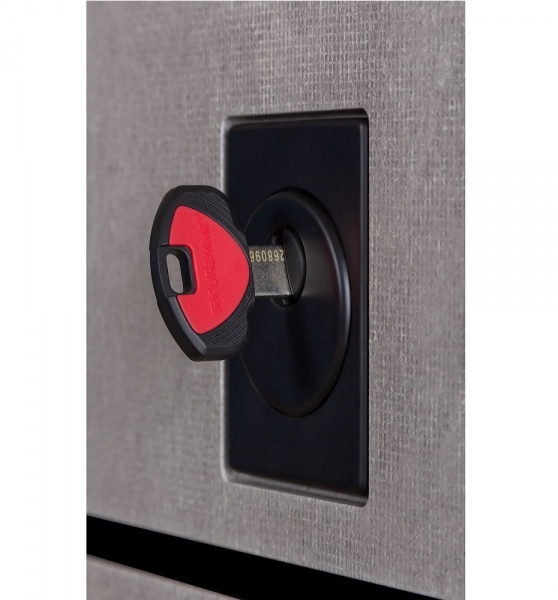 Дверь входная Булат Ультра (квадро) 540/249 Wavestone grey грей / белый супермат 2050x850 мм левая