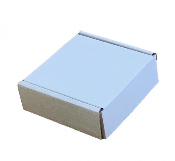 Гофроящик самосборный Т22 белый 100x95x35 мм