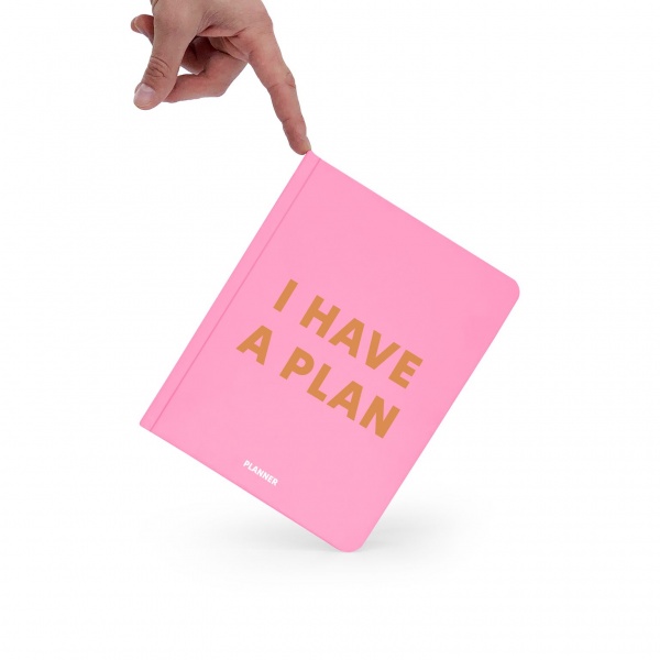 Блокнот I HAVE A PLAN розовый Orner