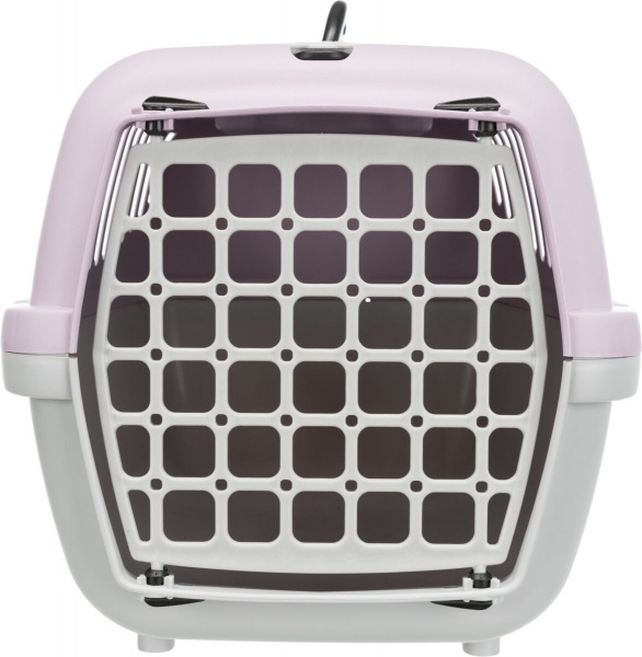 Переноска Trixie для собак Capri 2 XS–S 37 x 34 x 55 см светло-серая с лиловым 39823 