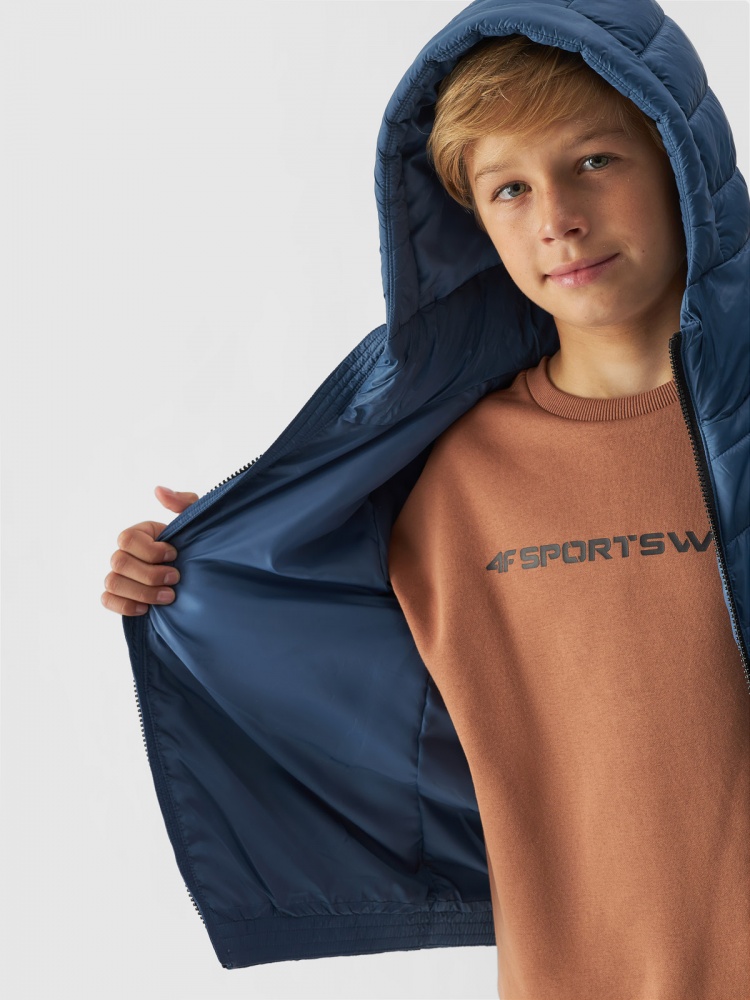 Куртка для мальчиков демисезонная 4F DOWN JACKET M460 4FJWAW24TDJAM460-32S р.164 синяя
