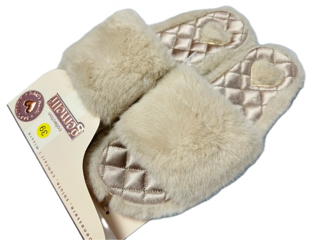 Тапки домашние Gemelli Голди р.36 бежевый