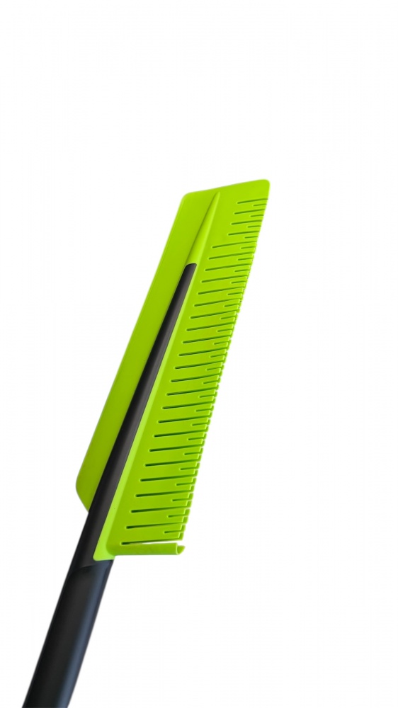 Щетка со скребком TIMEAUTO 3 в 1 раскладная, с резиновым краем