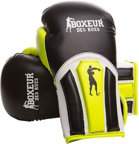 Боксерские перчатки Boxeur BXT-5206 12oz желто-черный