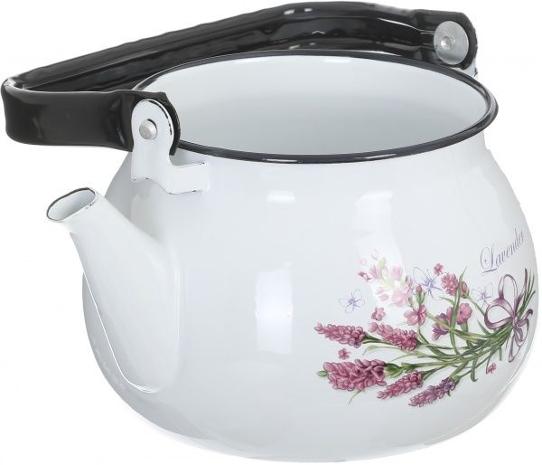 Чайник эмалированный Букет лаванды 2 л Idilia