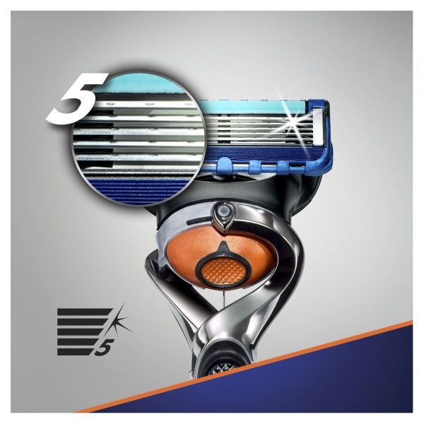 Подарочный набор для мужчин Gillette Fusion Proglide Flexball бритва + 2 кассеты + гель для бритья + дорожная косметичка