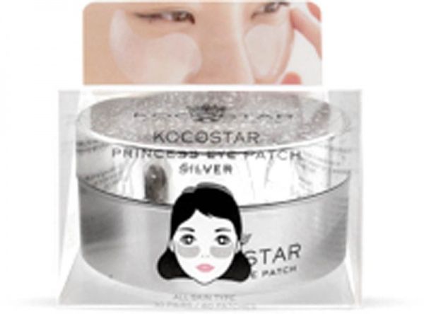 Гидрогелевые патчи Kocostar Princess Eye Patch Серебро 90 мл 60 шт./уп.